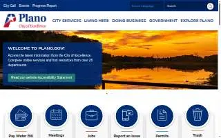 Plano Family Clinic website