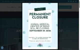 Animal Medical Center of Reno website