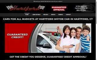 Hartford Motor Car website