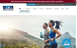 First State Health & Wellness of Wilmington website