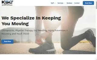 Kentucky Sports Clinic website