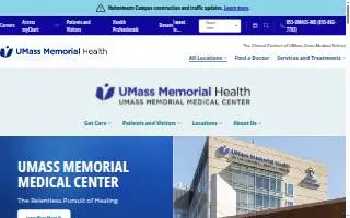 UMass Memorial Health™ website