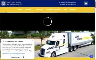 John Fayard Moving & Warehousing website