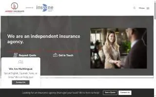 Jaffery Insurance & Financial Services website