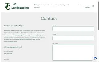 JC Landscaping of Tulsa website
