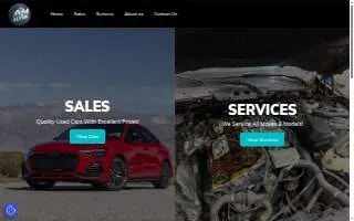 A&M Autos website