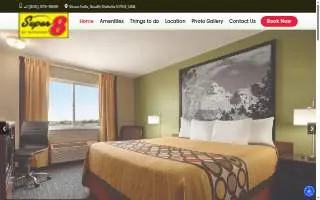 Super 8 Sioux Falls website