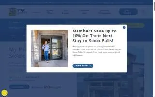 My Place Hotel-Sioux Falls website