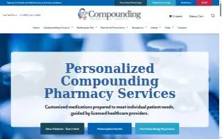 Compounding Pharmacy of America website
