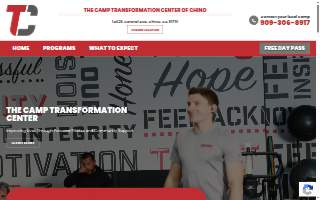 The Camp Transformation Center of Chino website