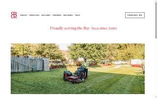 RB Landscaping website