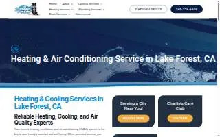 John Stevenson Plumbing, Heating & Air Conditioning of Lake Forest website