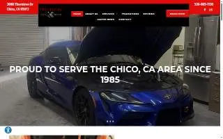 Precision Auto Repair of Chico website