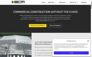 BCM Construction Company, Inc. website