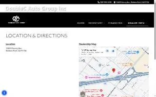 Doublec auto group website