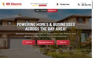 BR Electric - San Ramon website