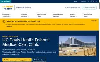 UC Davis Medical Group Folsom website
