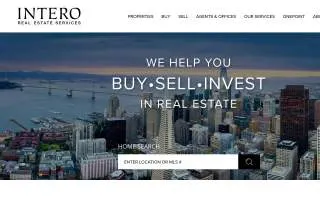 Intero Chiropractic of Pleasanton website