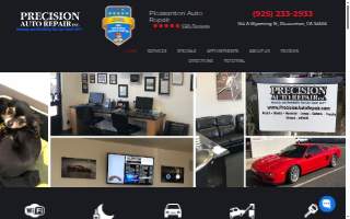 Precision Auto Repair, Inc. website