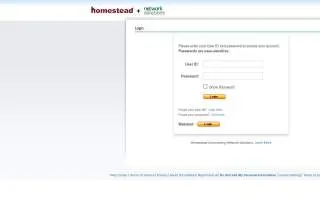 Homestead Plumbing and Heating website