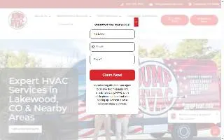 Jump HVAC website