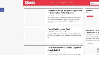 Odde's Lounge website