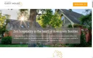 Boulder Guest House website