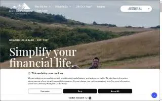 Boulder Wealth Advisors website