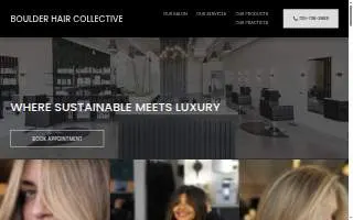 Boulder Hair Collective website