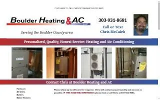 Boulder Heating & AC, LLC website
