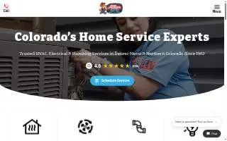 Allen Service of Castle Rock website