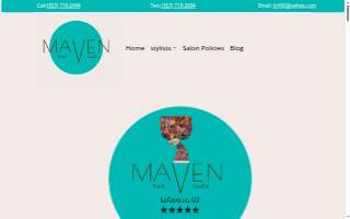 Maven Hair Studio website