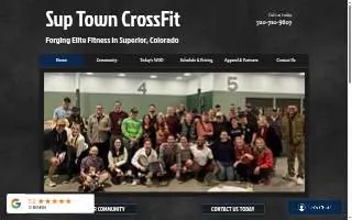Sup Town CrossFit website