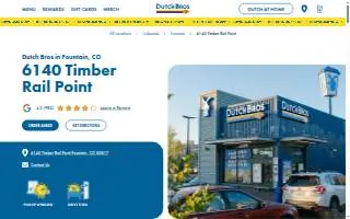 Dutch Bros Coffee of Fountain website
