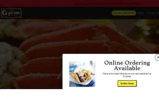 Gyros & Falafel Grill Restaurant website