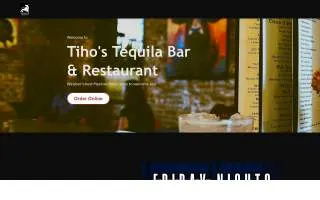 Tiho's Tequila Bar and Restaurant website