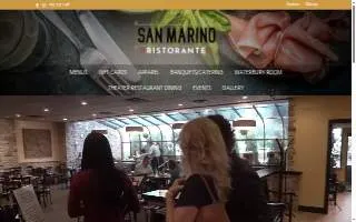 San Marino Ristorante Italiano website