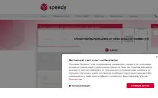 Speedy Transport Group website