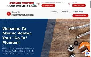 Atomic Rooter Plumbing Sewer & Drain Cleaning website