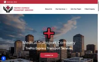 Trepro Express Transport Services of West Hartford website