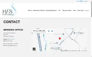 HAS Insurance Solutions and Wealth Management website