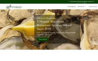 Stonebridge Restaurant website