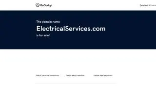 Electrical Services of Meriden website