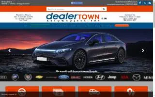 Dealertown Auto Wholesalers of Milford website
