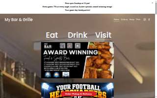 My Bar & Grille website
