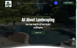 All About Landscaping of Shelton website
