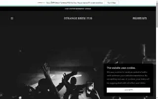 Strange Brew Pub website