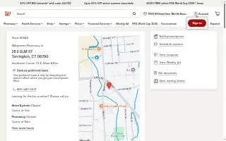 Walgreens of Torrington website
