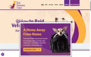 Reid Veterinary Center of Trumbull website