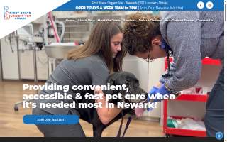 First State Urgent Vet - Newark website
